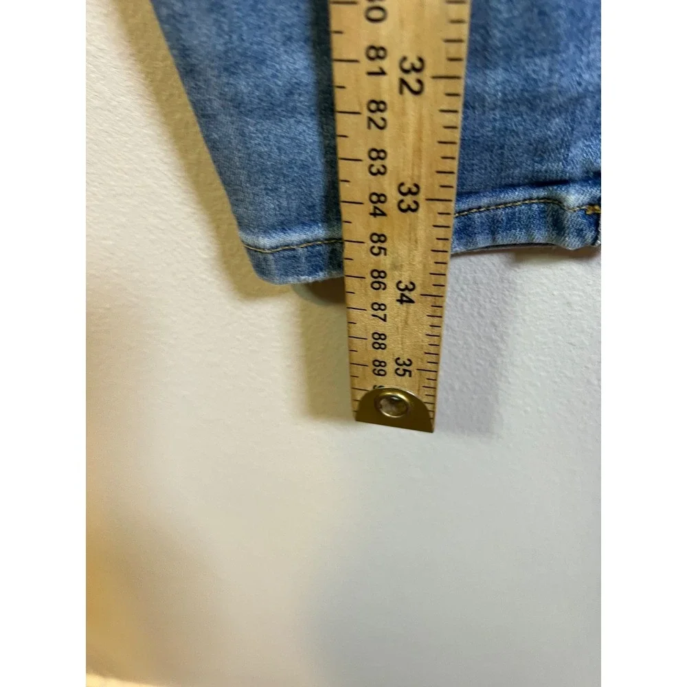 Free People Womens‎ Skinny Jeans Distressed Knee Blue 26